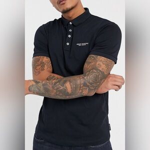 Men polo, Armani exchange, size L, slim fit, fits like M